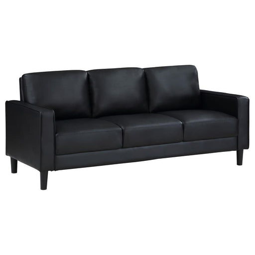 Ruth - Upholstered Track Arm Sofa - Simple Home Plus
