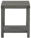 Freedan - Grayish Brown - Square End Table - Simple Home Plus