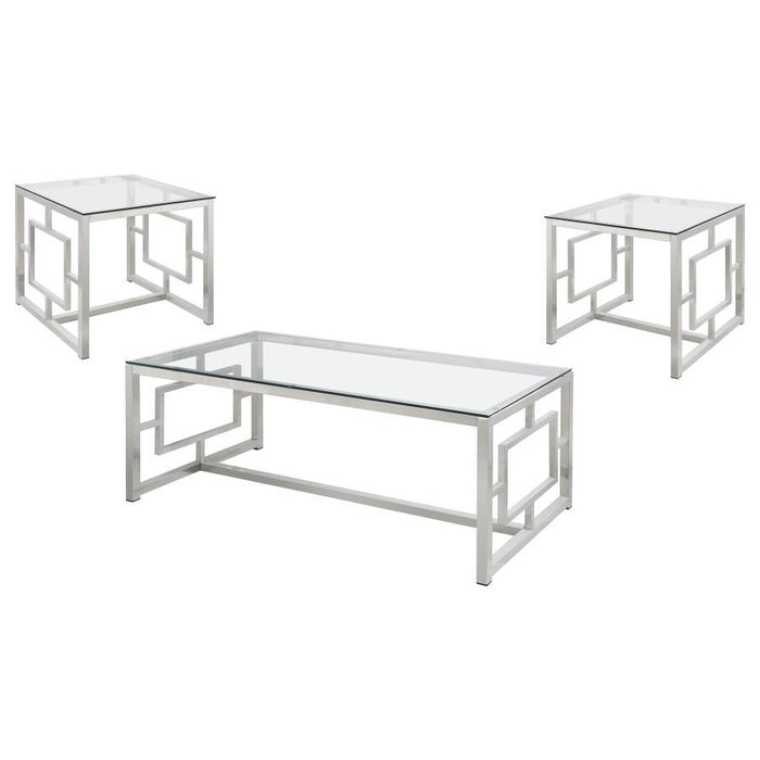 Merced - Rectangular Coffee Table Set - Simple Home Plus