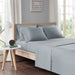 Queen Sheet Set With Side Storage Pockets - Gray - Simple Home Plus