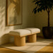 Pavilion - 2 Piece Modular Bench With Natural Base - Simple Home Plus