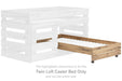 Larstin - Twin Loft Caster Bed - Brown - Simple Home Plus