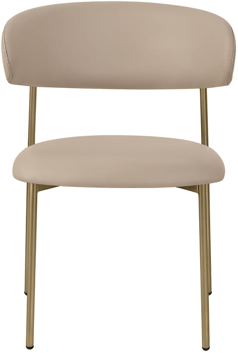 Lupita - Dining Chair With Brushed Gold Legs (Set of 2)