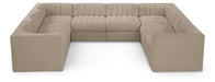 Rummi - Velvet Performance Fabric Upholstered Modular Sectional - Simple Home Plus