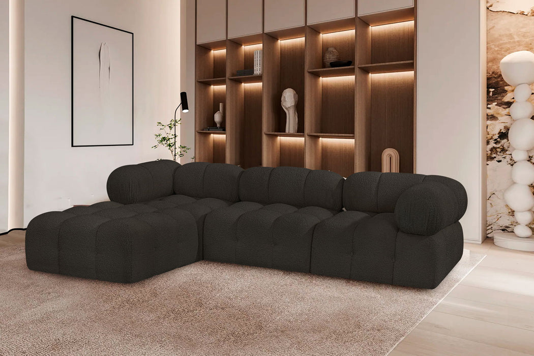 Ames - 4 Piece Fabric Modular Sectional - Simple Home Plus