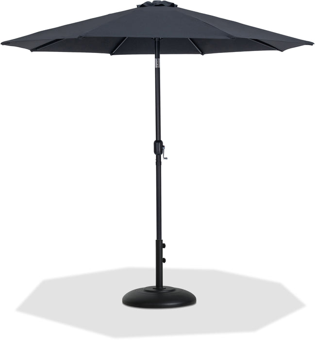 Fiji - Aluminum Patio Umbrella With Round Black Base - Simple Home Plus
