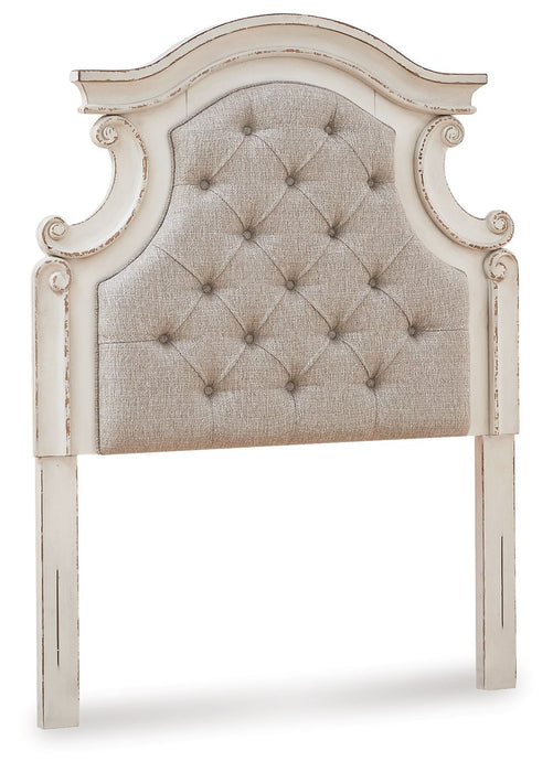 Realyn - Twin UPH Panel Headboard - Chipped White - Simple Home Plus