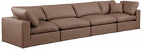 Comfy - Faux Leather Modular Sofa 4 Seats - Simple Home Plus