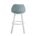 Erika - Modern Transitional Swivel Wood Bar Height Kitchen Bar Stool - Simple Home Plus