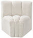 Arc - Boucle Fabric Curved Corner Chair - Simple Home Plus