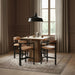 Aurum - Vegan Leather Upholstered Counter Stool With Graphite Black Base - Simple Home Plus