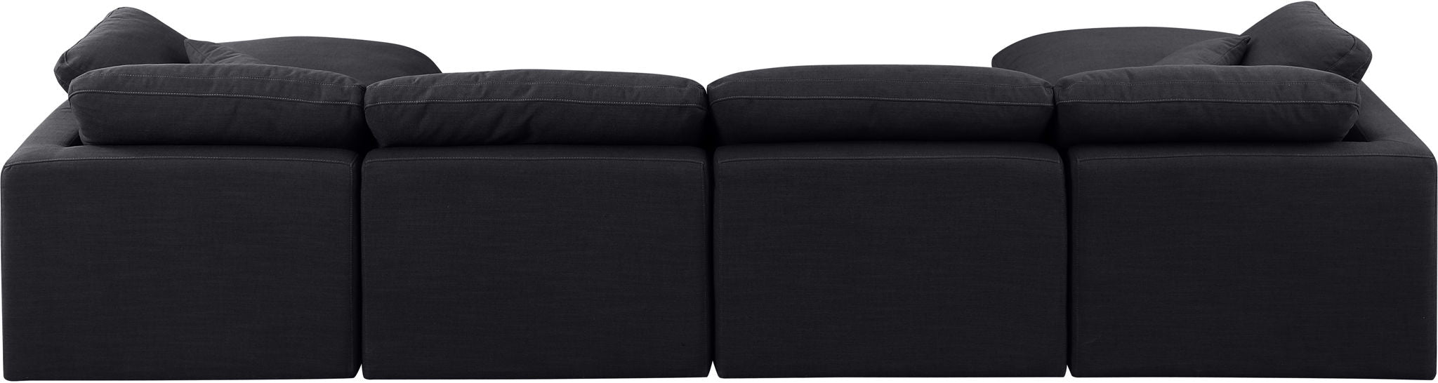Indulge - Linen 6 Piece Modular Double Chaise Sectional - Simple Home Plus