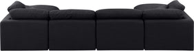 Indulge - Linen 6 Piece Modular Double Chaise Sectional - Simple Home Plus