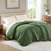 Windom - Twin Lightweight Down Alternative Blanket With Satin Trim - Green - Simple Home Plus
