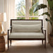 Philippe - Loveseat - Morocco Brown/Taupe - Simple Home Plus