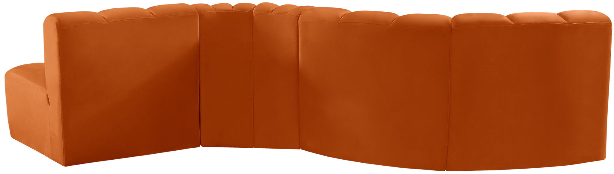 Arc - Velvet 5 Piece Modular Sofa - Simple Home Plus