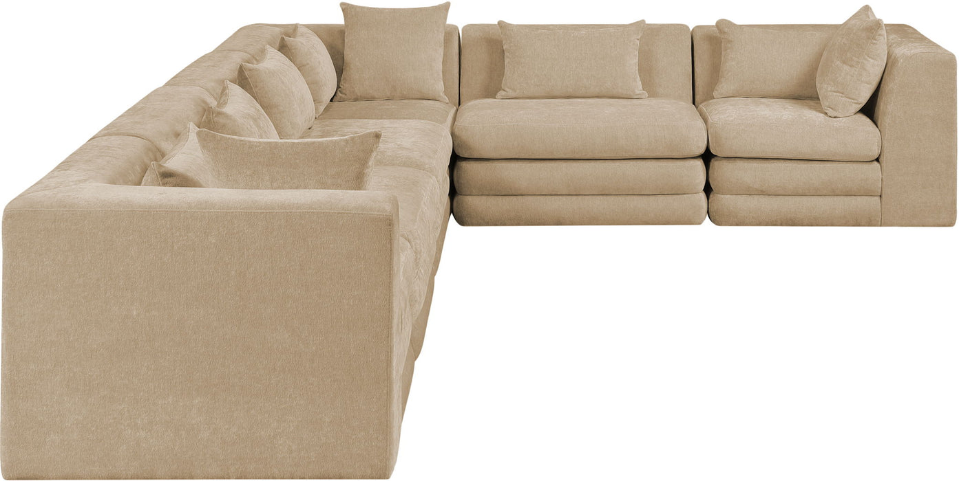 Stellar - 6 Piece Upholstered Modular Sectional - Simple Home Plus