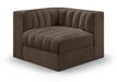 Rummi - Velvet Performance Fabric Upholstered Modular Corner Chair - Simple Home Plus