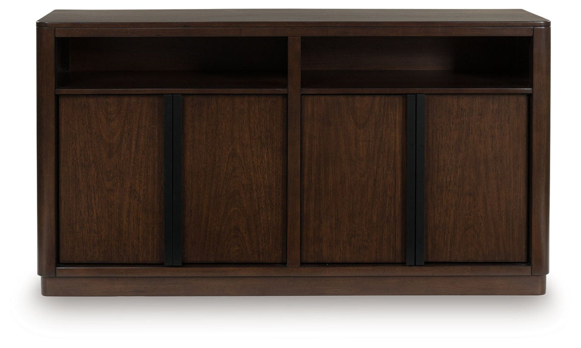 Dilenno - Dark Brown - Dining Room Server - Simple Home Plus