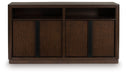 Dilenno - Dark Brown - Dining Room Server - Simple Home Plus