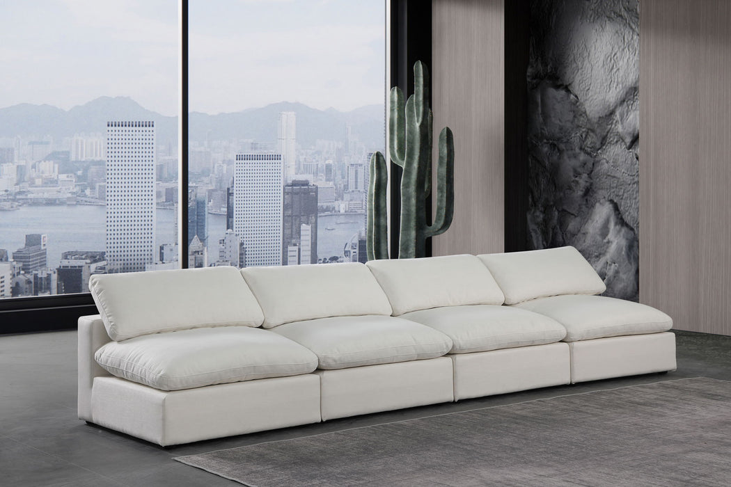 Comfy - Linen Modular Armless Sofa 4 Seats - Simple Home Plus