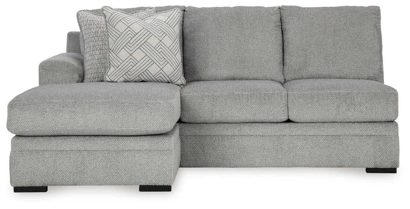 Casselbury - Laf Sofa Chaise - Cement - Simple Home Plus
