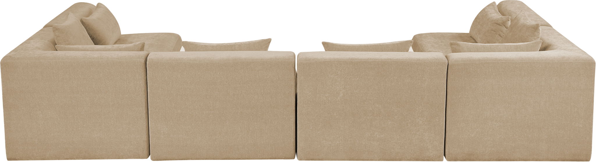 Stellar - 6 Piece Upholstered Modular Sectional - Simple Home Plus