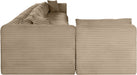 Shaggy - Fabric 8 Piece Modular Sectional - Simple Home Plus