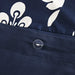 Vienna - King 6 Piece Printed Duvet Cover Set - Indigo - Simple Home Plus