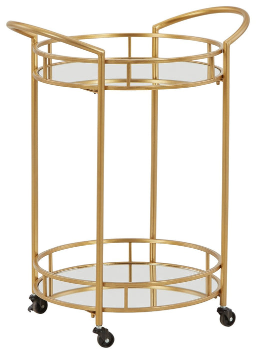 Wynora - Gold - Bar Cart - Simple Home Plus
