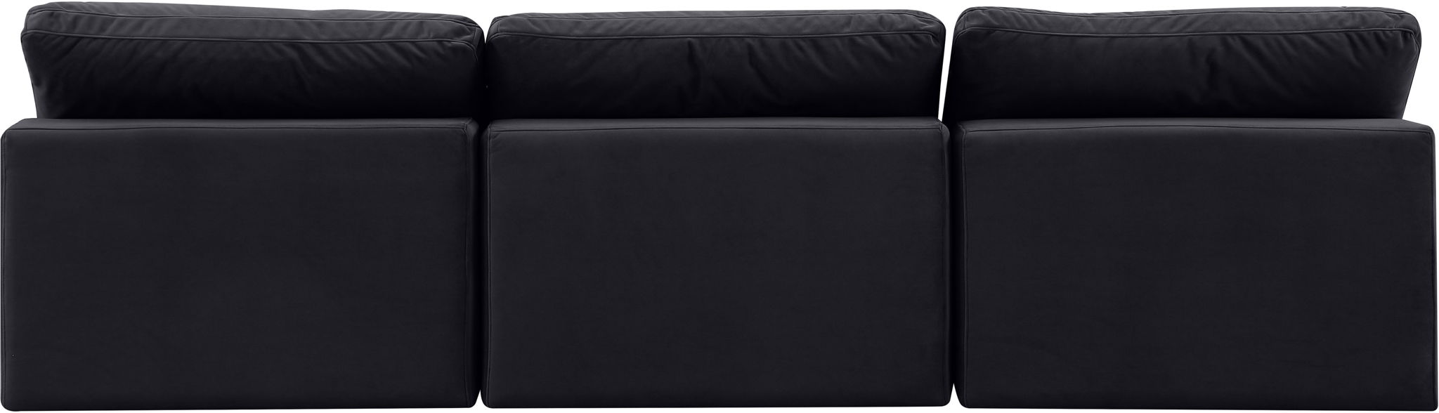 Comfy - Velvet Modular Armless Sofa 3 Seats - Simple Home Plus