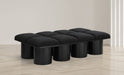 Pavilion - 8 Piece Modular Bench With Black Base - Simple Home Plus