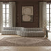 Arc - Boucle Fabric 8 Piece Curved Modular Sofa - Simple Home Plus