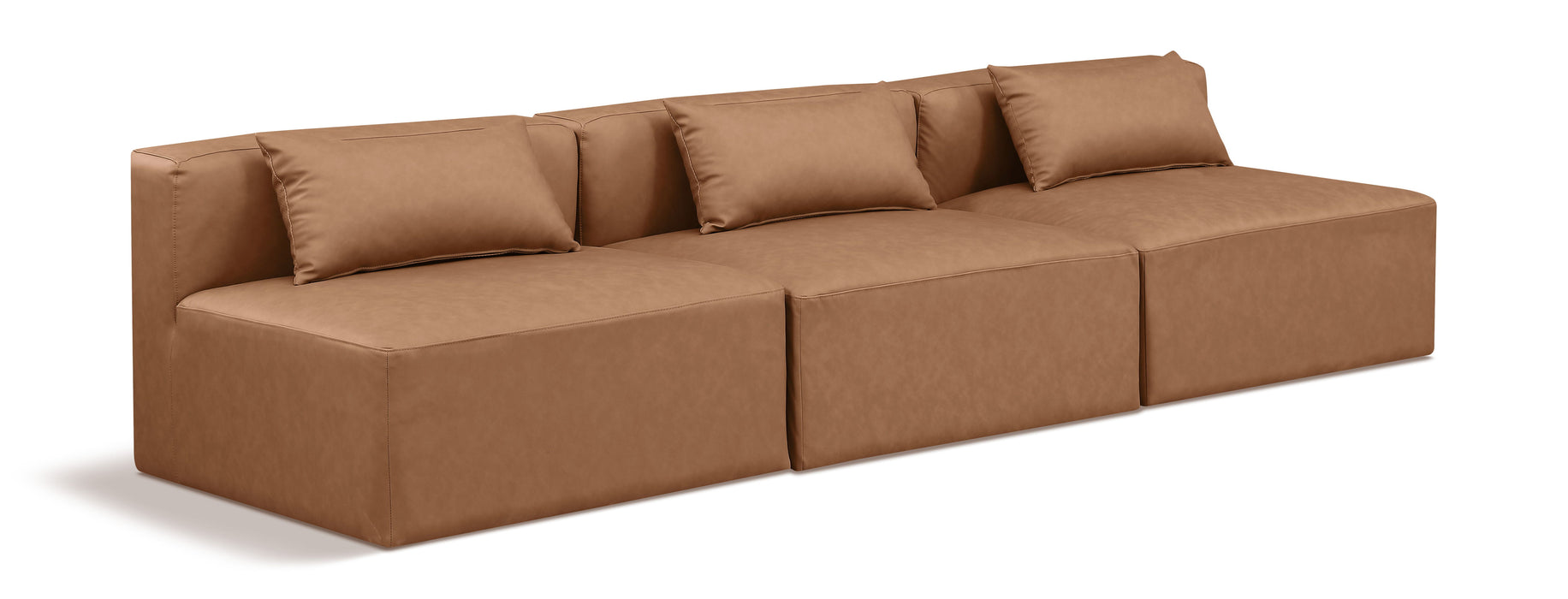 Cube - Modular 3 Seat Armless Sofa - Simple Home Plus