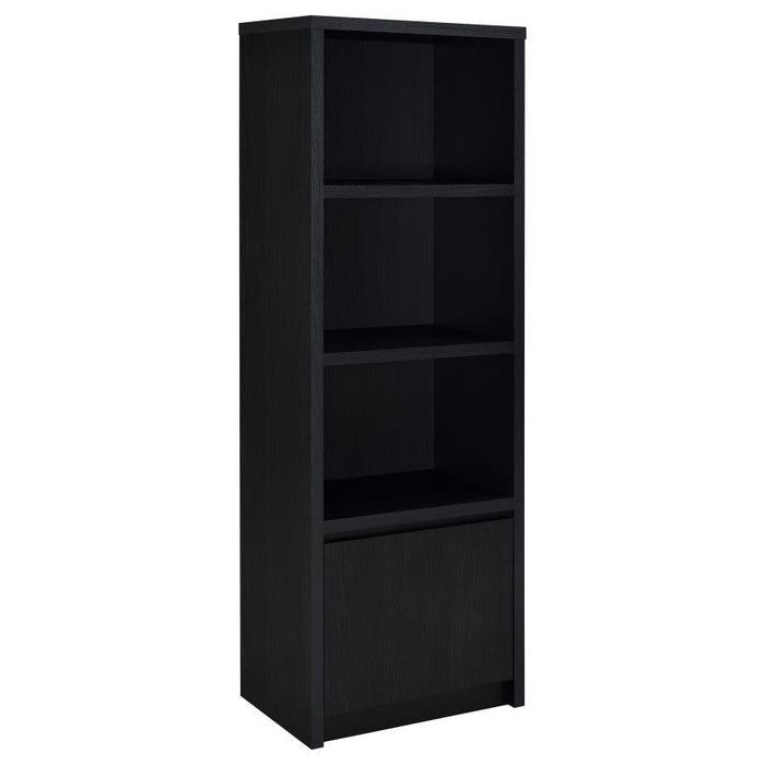 Winfield - 3-Sheld Media Tower Entertainment Pier - Black - Simple Home Plus