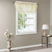 Irina - Diamond Sheer Embroidered Waterfall Valance - Ivory - Simple Home Plus