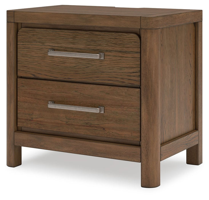 Cabalynn - Light Brown - Two Drawer Night Stand - Simple Home Plus