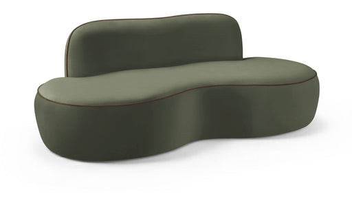 Swerve - Velvet 77" Upholstered Loveseat - Simple Home Plus