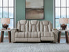 Elevate Edges - Reclining Sofa With Drop Down Table - Coin - Simple Home Plus