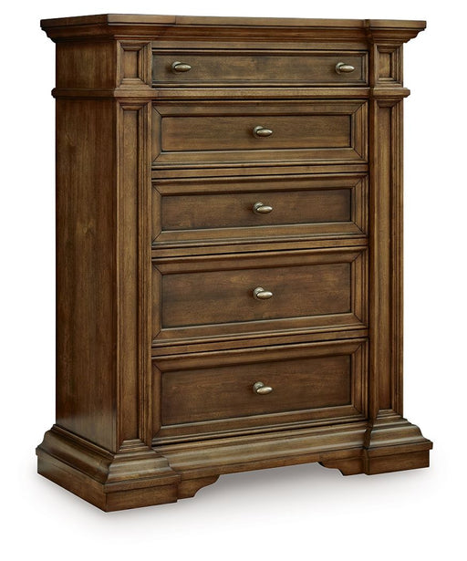 Frantanna - Five Drawer Chest - Brown - Simple Home Plus