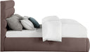 Adam - Linen Fabric Bed With 52" Headboard - Simple Home Plus