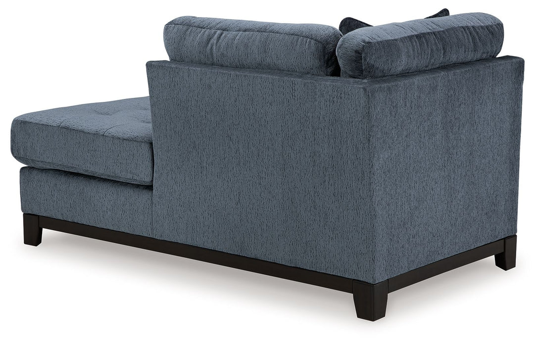 Maxon Place - Raf Corner Chaise - Navy - Simple Home Plus