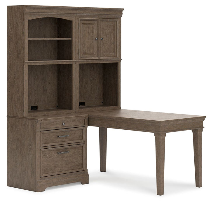 Janismore - Door Hutch - Weathered Gray - Simple Home Plus