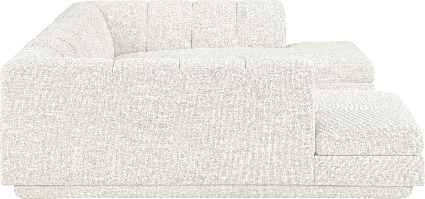 Modari - Sectional - Cream - Simple Home Plus
