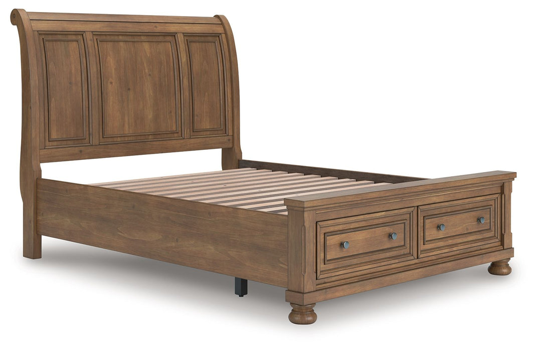 Feddinger - Storage Sleigh Bed - Simple Home Plus