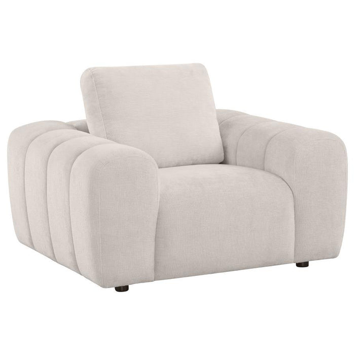 Burnett - Chenille Upholstered Accent Chair - Simple Home Plus