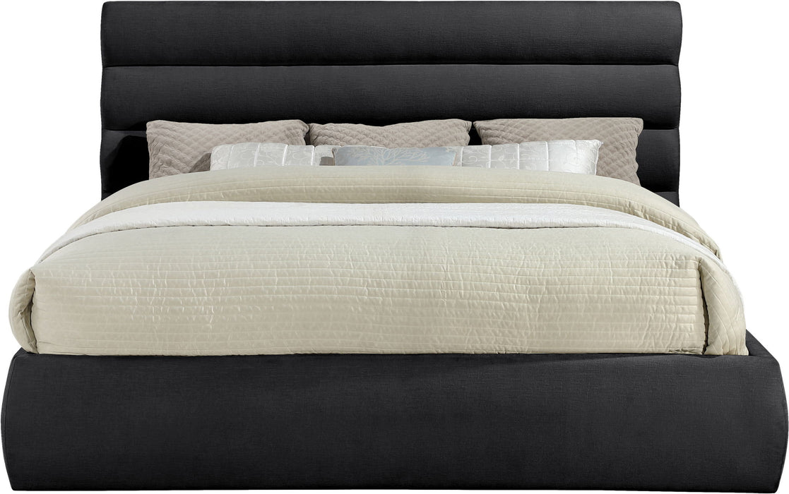 Adam - Chenille Fabric Bed With 52" Headboard - Simple Home Plus