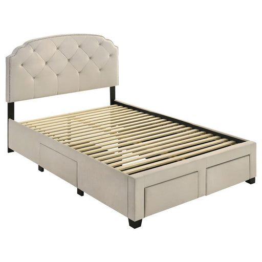 Marianna - 4-Drawer Upholstered Storage Bed - Simple Home Plus