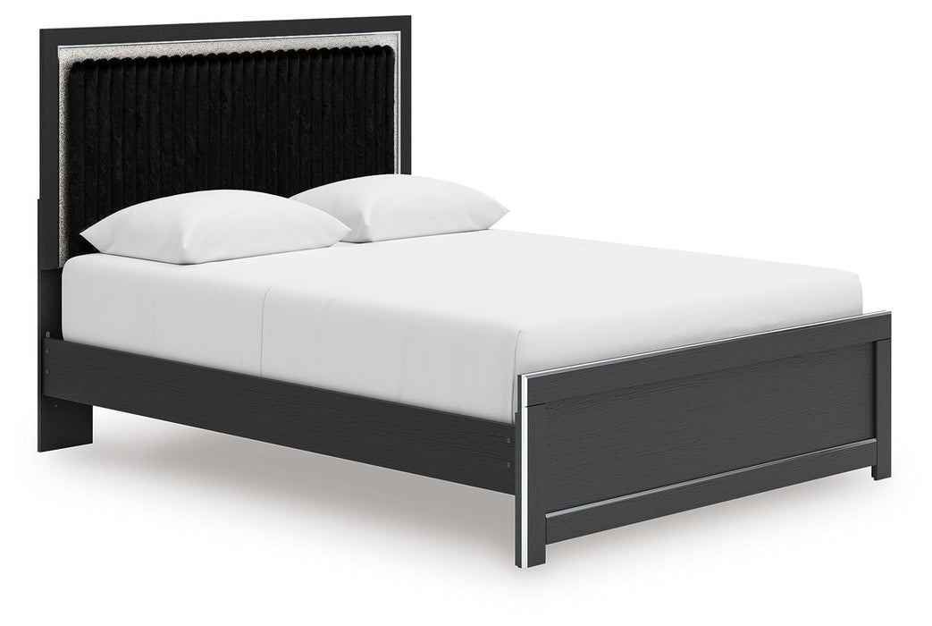 Zuraleus - Upholstered Panel Platform Bed With Roll Slats - Simple Home Plus