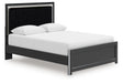 Zuraleus - Upholstered Panel Platform Bed With Roll Slats - Simple Home Plus